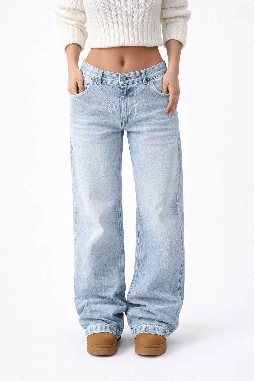 Light Blue Flare Jeans