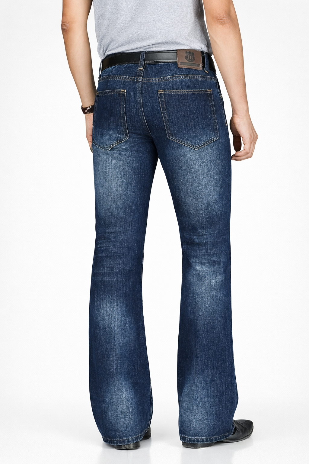 Dark Blue Bootcut Jeans