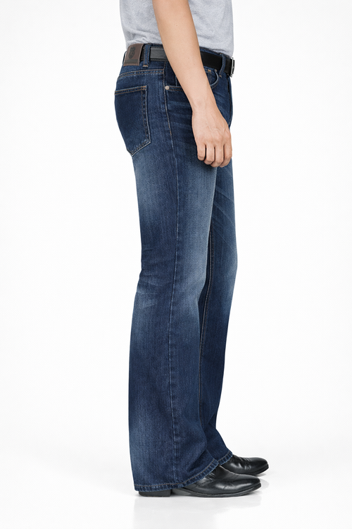 Dark Blue Bootcut Jeans